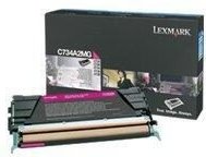 Lexmark Original Toner Standard Variante - C/X736 magenta 10000 Seiten (C736H2MG)