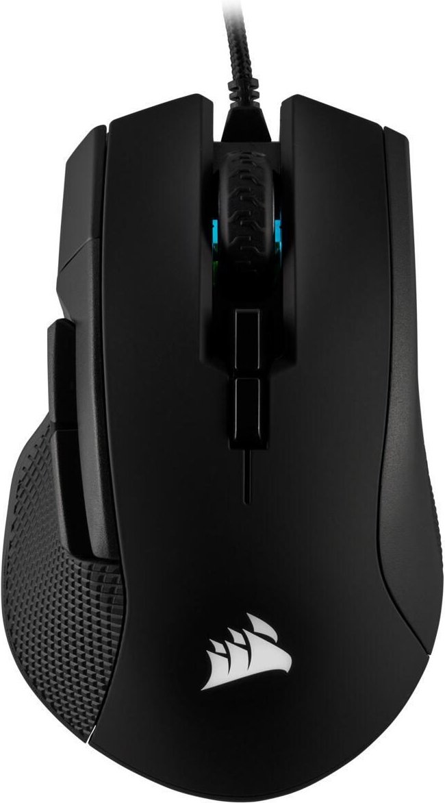Corsair Gaming IRONCLAW kabelgebundene RGB Maus, schwarz