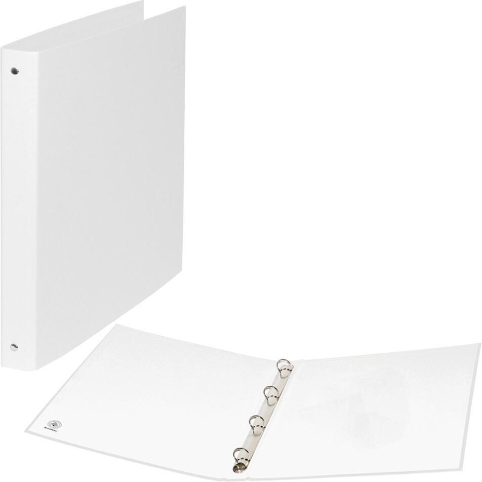 DONAU Ringbuch 4-Ringe DIN A4 3.5 cm weiß