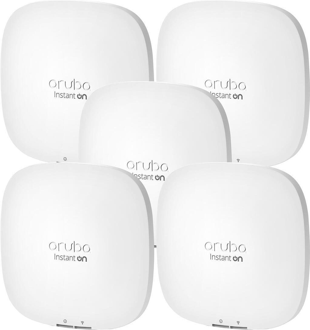 HPE Networking Instant On 5xAP22 (RW) ohne Netzteil Access Point Dualband Set5