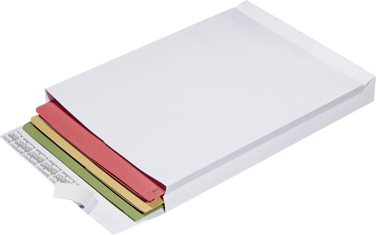 dundee Faltentaschen DIN B4 weiß