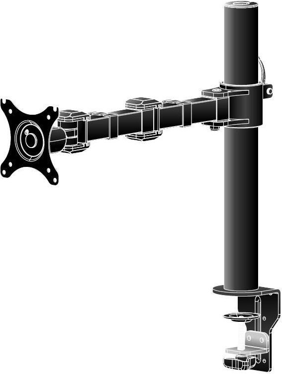 iiyama Einzel-Monitorarm DS1001C-B1 für Displays bis 30" schwarz