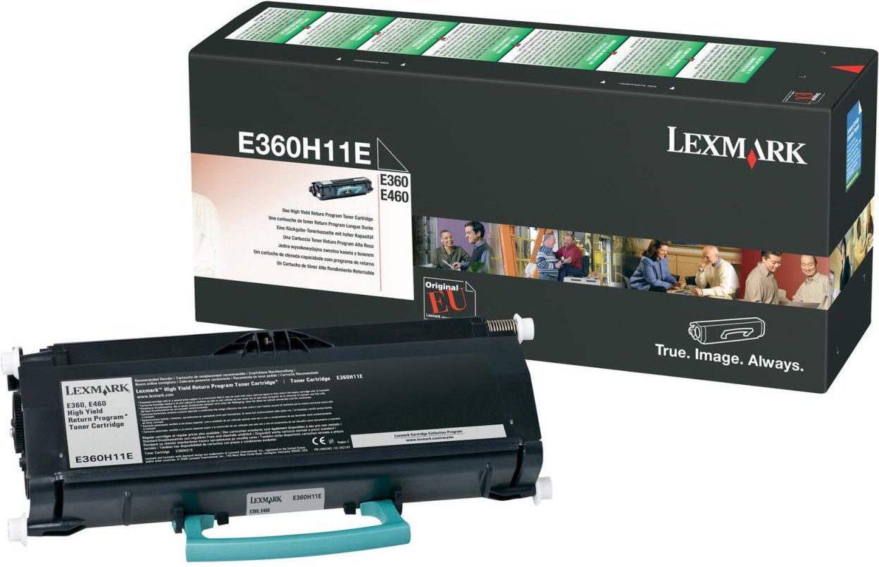 Lexmark Original Toner schwarz 9.000 Seiten (E360H11E) für E360d/dn, E460dn/dw/dtn/dtw, E462dtn