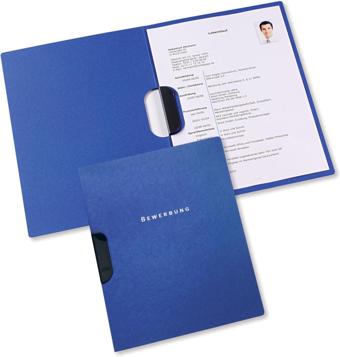 OXFORD Bewerbungsmappen Excellent DIN A4 dunkelblau