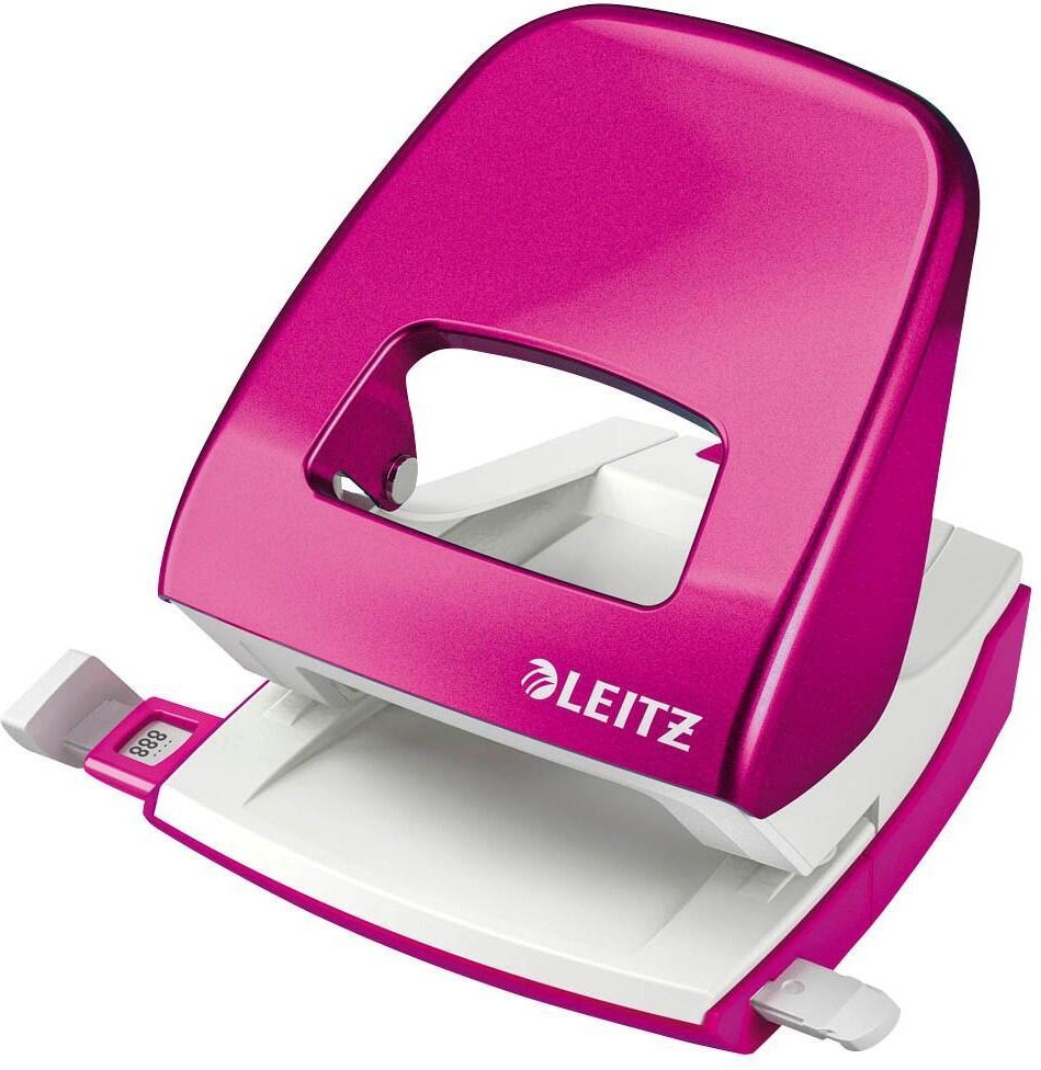 LEITZ Locher NeXXt 5008 WOW - pink-metallic