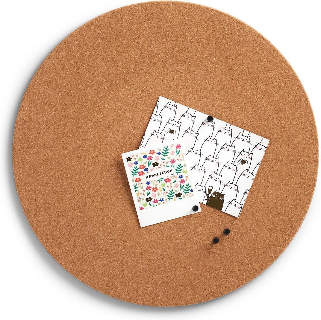 Zeller Pinnwand 44 x 44 cm Kork braun