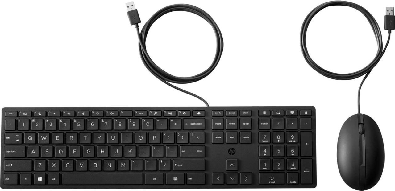 HP Wired Desktop 320MK Maus und Tastatur (kabelgebunden)