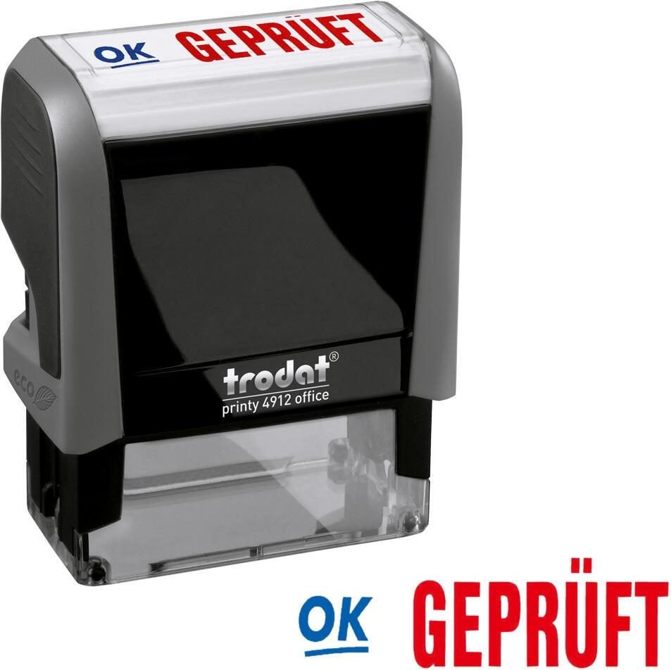 trodat Textstempel printy 4912 office "GEPRÜFT"