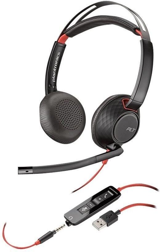 Poly Blackwire 5220 Stereo Headset On-Ear