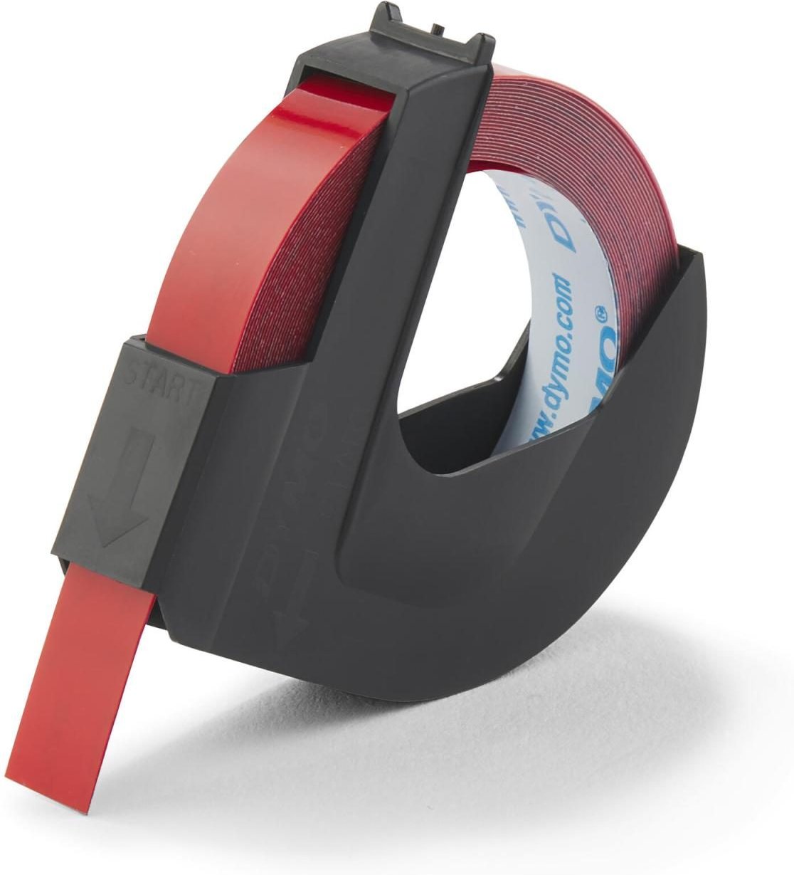 DYMO® Original Prägeband für OMEGA und JUNIOR, Plastik - glänzend rot