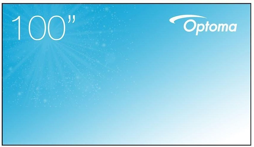 Optoma Fixed Frame ALR101 Leinwand geeignet für Wandmontage, 16:9 (100") 254 cm