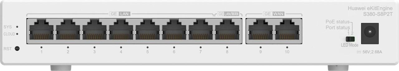 Huawei eKit Gateway S380-S8P2T 8x 1GbE LAN + 2x GbE WAN