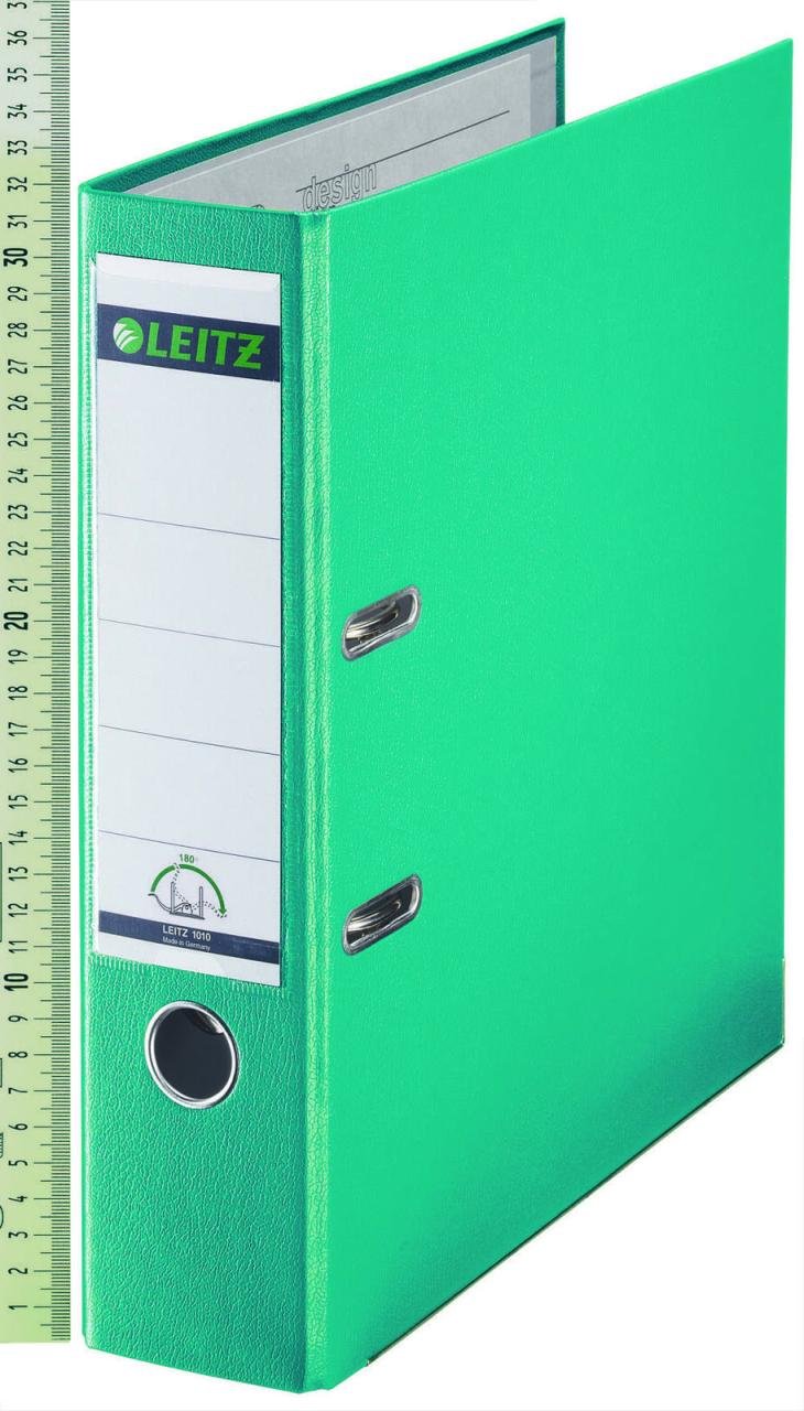 Thumbnail - LEITZ Ordner Rückenbreite 8 cm DIN A4 Kunststoff türkis