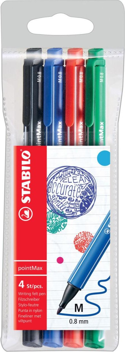 STABILO Filzstifte Mehrfarbig 0.8 mm