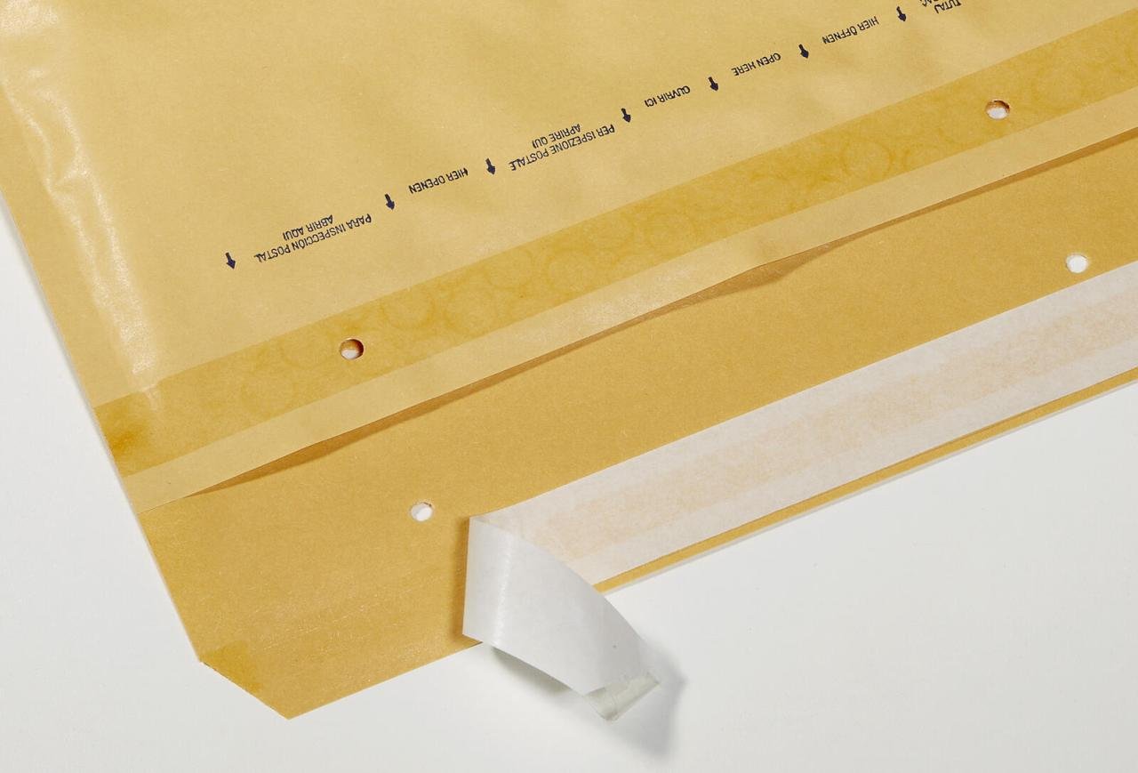 aroFOL® WIN 7/G Luftpolstertaschen für DIN A4 braun