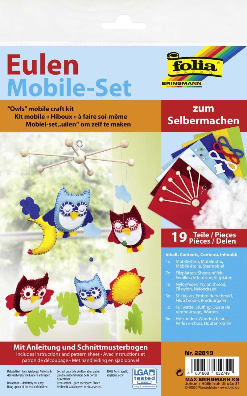 Thumbnail - folia Mobile-Anhänger Eule