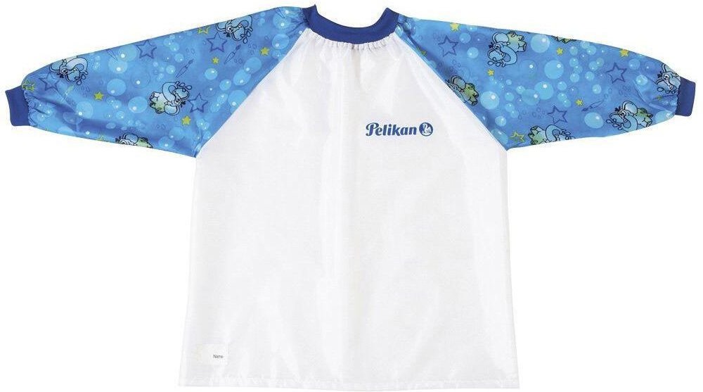 Thumbnail - Pelikan Jungen Kinder Malschürze weiß/blau