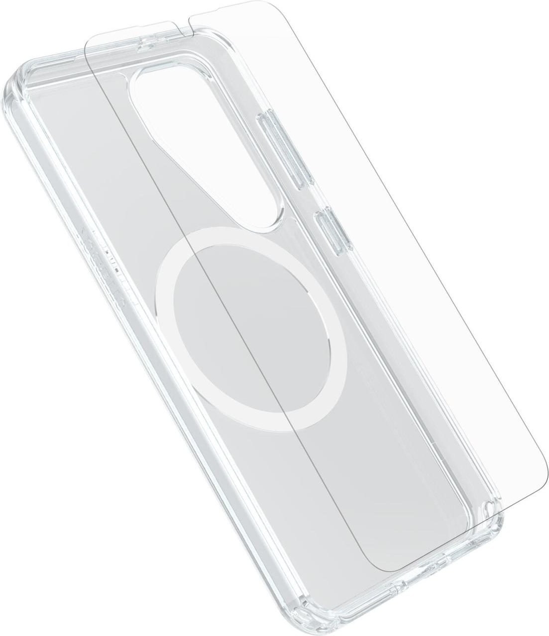 OtterBox Symmetry Clear Magnets Schutzhülle + Premium Glass für Samsung Galaxy S25 clear