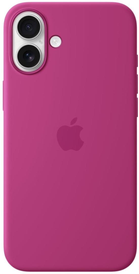Apple Silikon Case iPhone 16 Plus mit MagSafe (fuchsia)