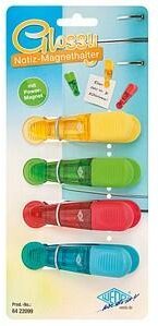 WEDO Magnete 8,4 x 4,0 x 2,1 1x gelb, grün, rot, blau