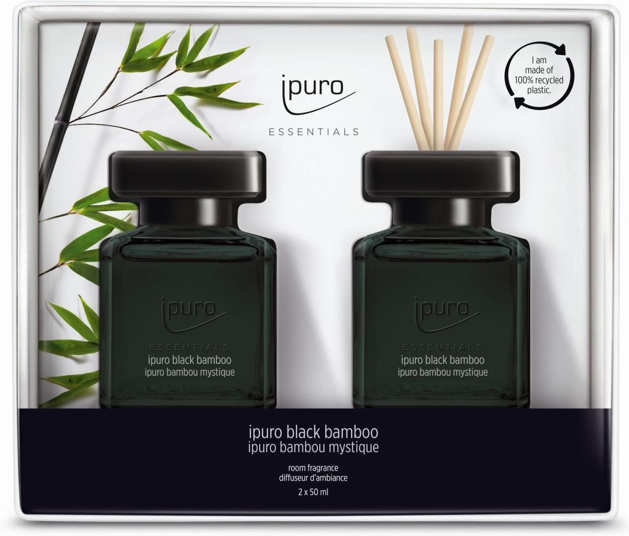 ipuro Raumduft Jasmin, Zitrone, Apfel, Melone, Weißer Moschus, Bernstein 2x 50 ml