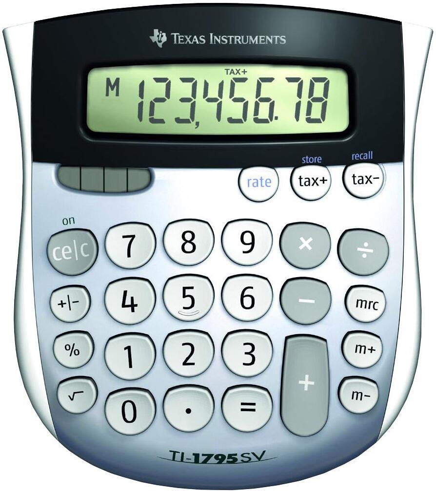 TEXAS INSTRUMENTS Taschenrechner TI-1795 SV silber/schwarz