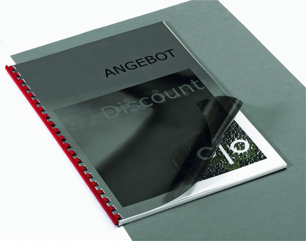 RENZ Deckfolien für Bindemappen DIN A4 0.2 mm rauch