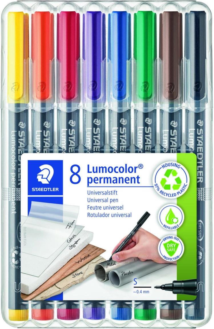 Thumbnail - STAEDTLER Lumocolor Folienstifte-Set 0.4 mm Mehrfarbig
