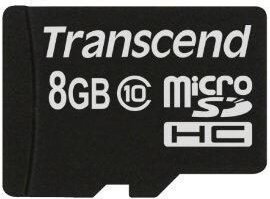 Thumbnail - Transcend TS8GUSDC10 Speicherkarte 8 GB