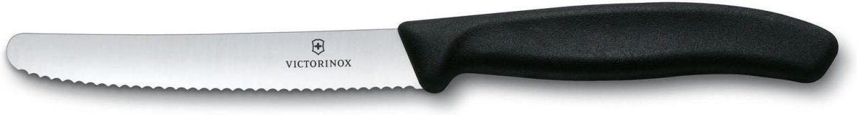 VICTORINOX Gemüsemesser Swiss Classic silber, schwarz