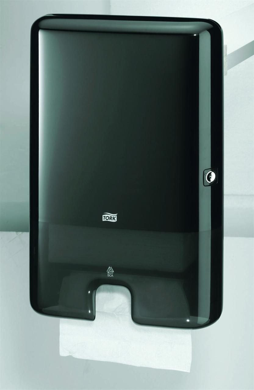 Thumbnail - TORK Papierhandtuchspender Elevation Xpress® H2 600 Tücher schwarz