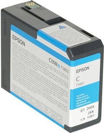Epson Original T5802 Druckerpatrone cyan 80ml (C13T580200)