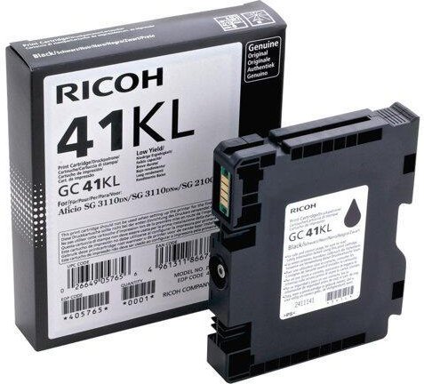 Ricoh Original Type GC 41KL Druckerpatrone schwarz 600 Seiten (405765) für 2100N, 3110DN/DNw/SFNw, 3100SNw, 3120B SFNw