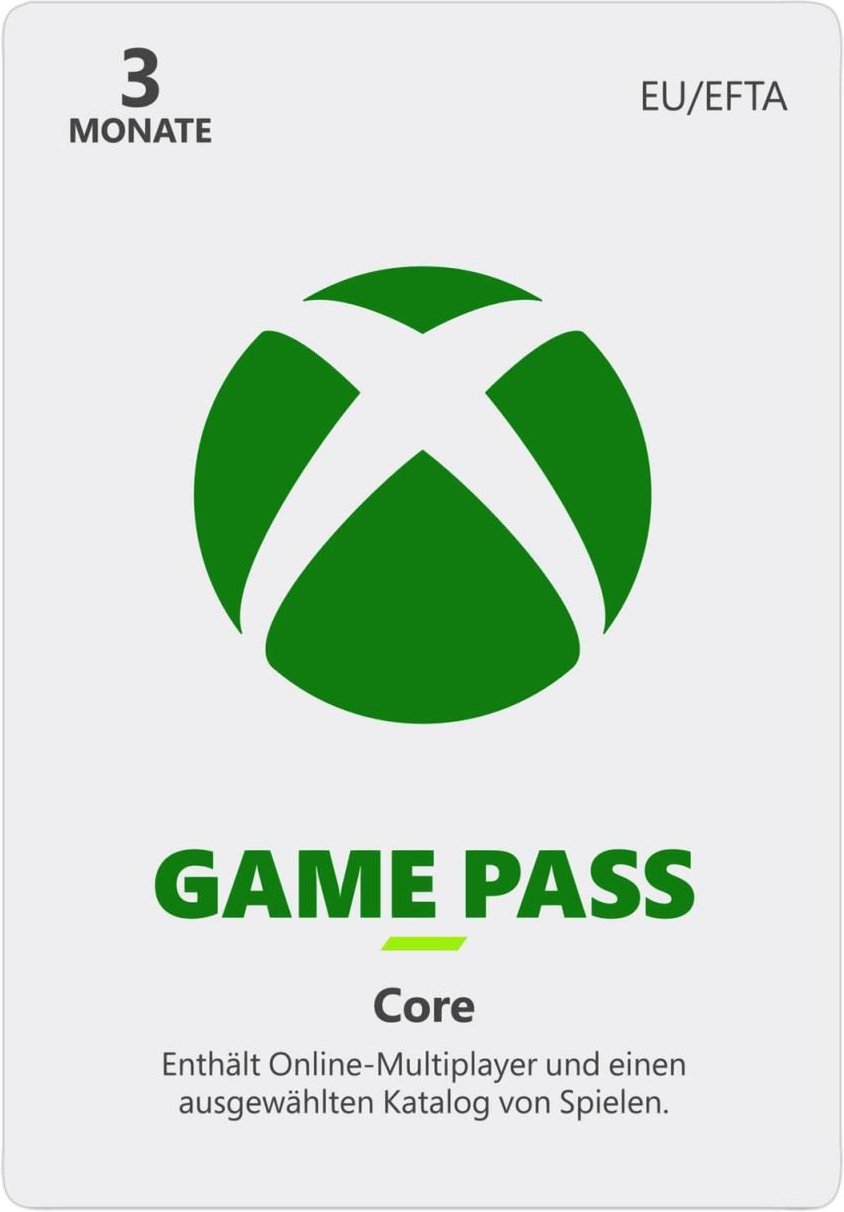 Microsoft Xbox Game Pass Core 3 Monate ESD Download