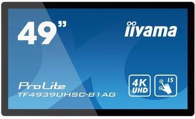 iiyama ProLite TF4939UHSC-B1AG Signage Touch Display 124,5 cm (49 Zoll) 4K-UHD, IPS-Panel, 500cd/m², 24/7, LAN