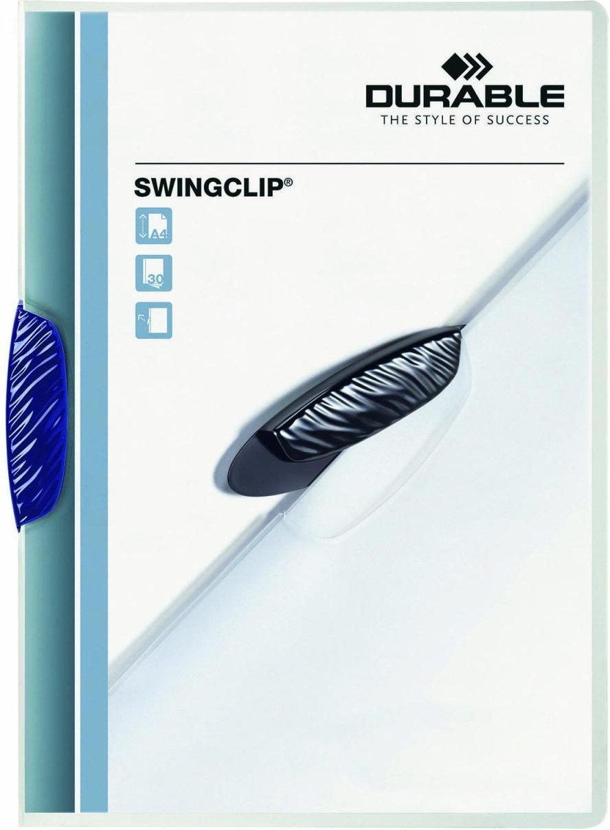 DURABLE Klemmhefter Swingclip DIN A4 dunkelblau