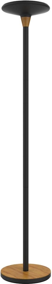 unilux Stehlampe 44.6 W schwarz/bambus