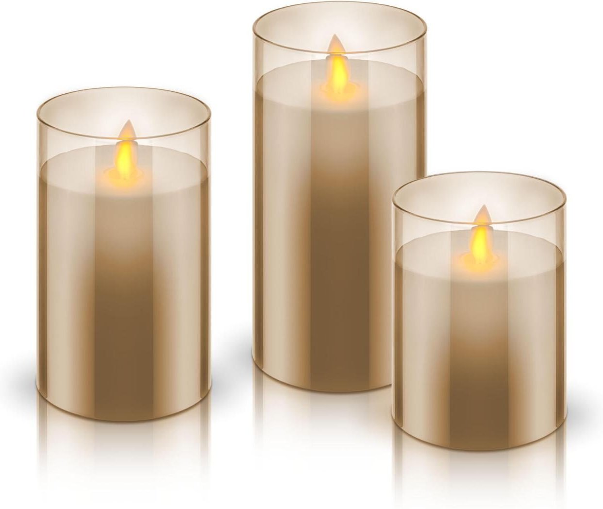 goobay LED-Kerzen gold