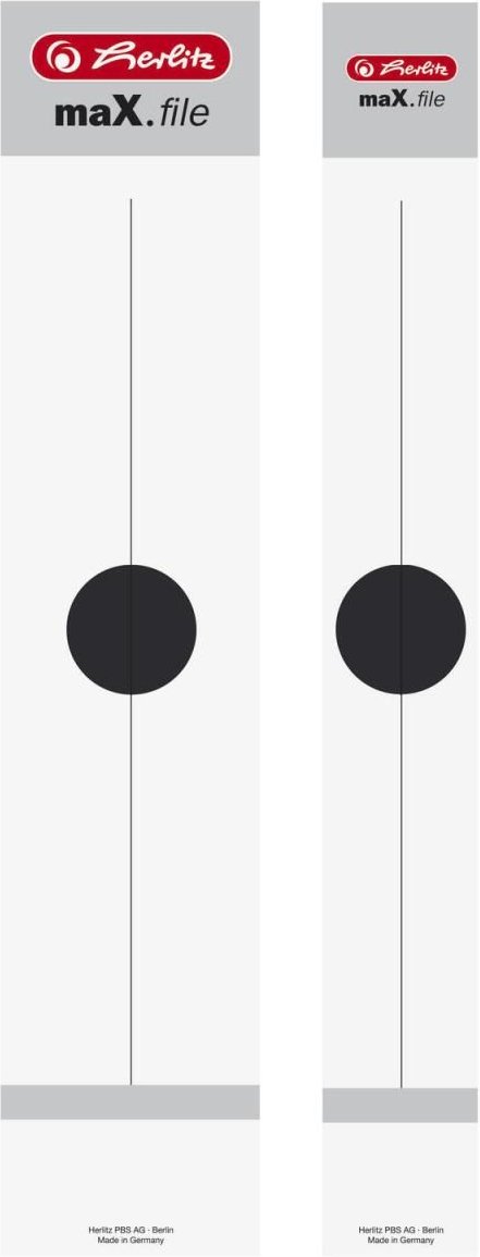 herlitz maX.file Ordneretiketten für 7 cm Rückenbreite 60,0 x 290,0 mm