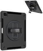 Rugged Case Grip für Apple iPad Air 13" (M2) / Apple iPad Pro 12.9 (3.Gen./4.Gen./5.Gen./6.Gen.) schwarz