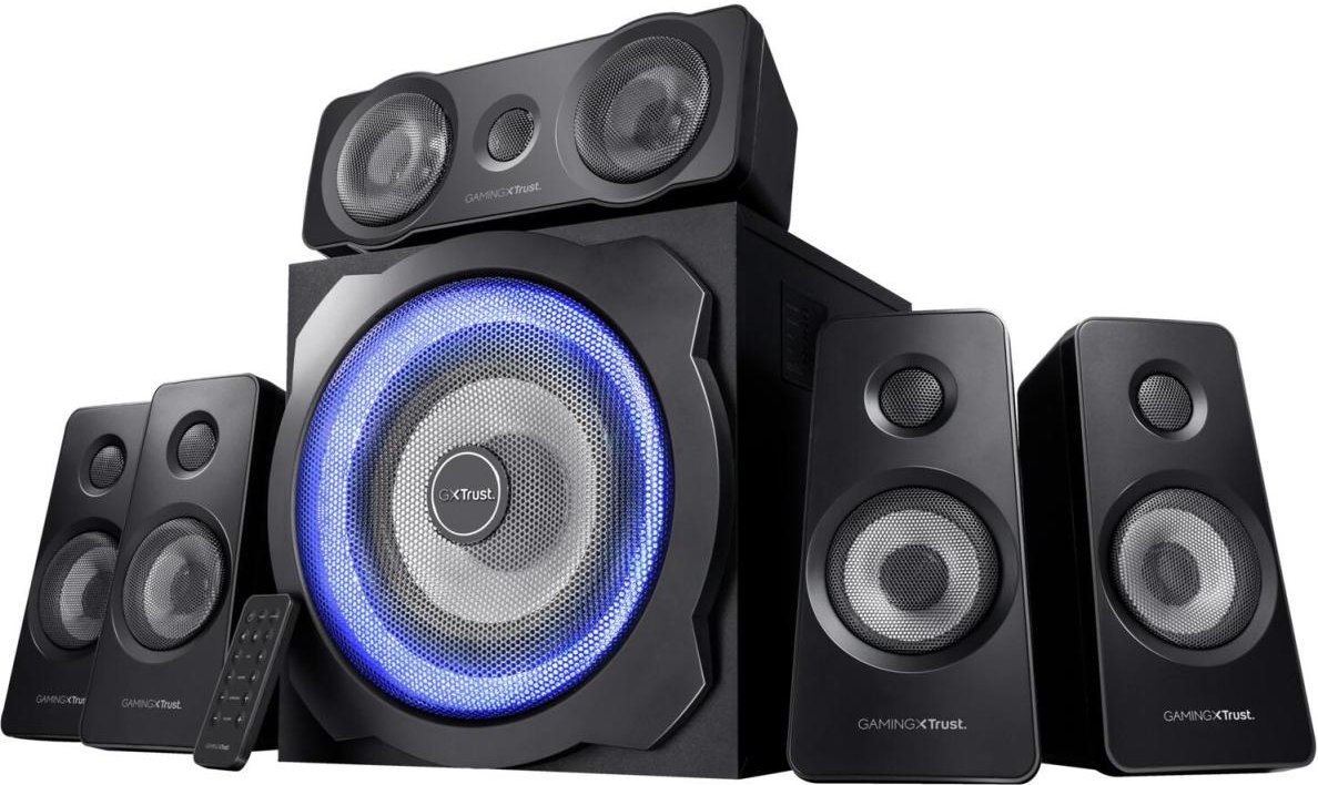 Trust Gaming GXT 658 Tytan 5.1 Surround-Lautsprechersetsystem - Schwarz EU