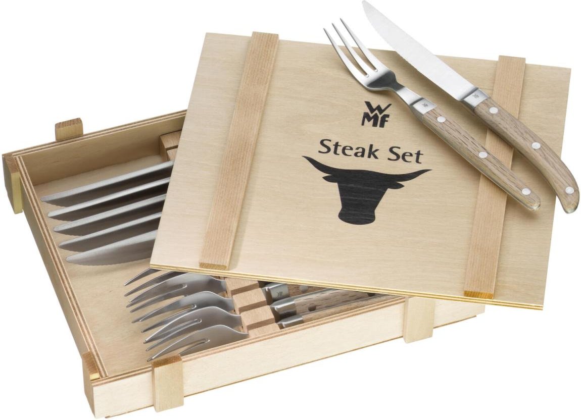 WMF Steakbesteck Ranch braun