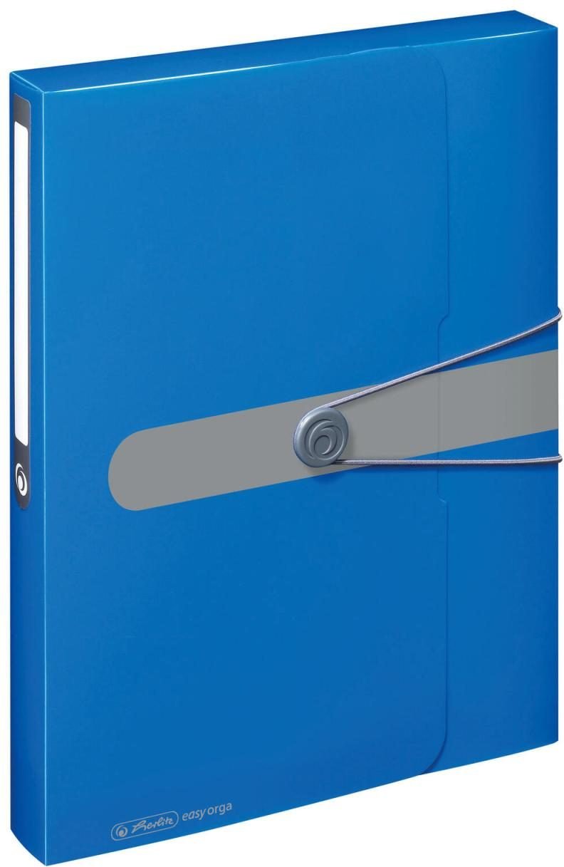 herlitz Heftbox 4 cm DIN A4 blau
