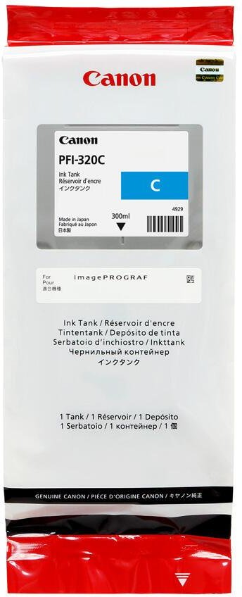Canon Original PFI-320C Druckerpatrone - cyan (2891C001)
