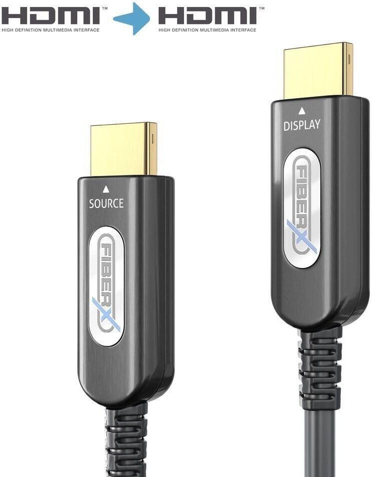 FiberX Serie - HDMI 4K Gepanzertes Glasfaser Extender Kabel - 15m