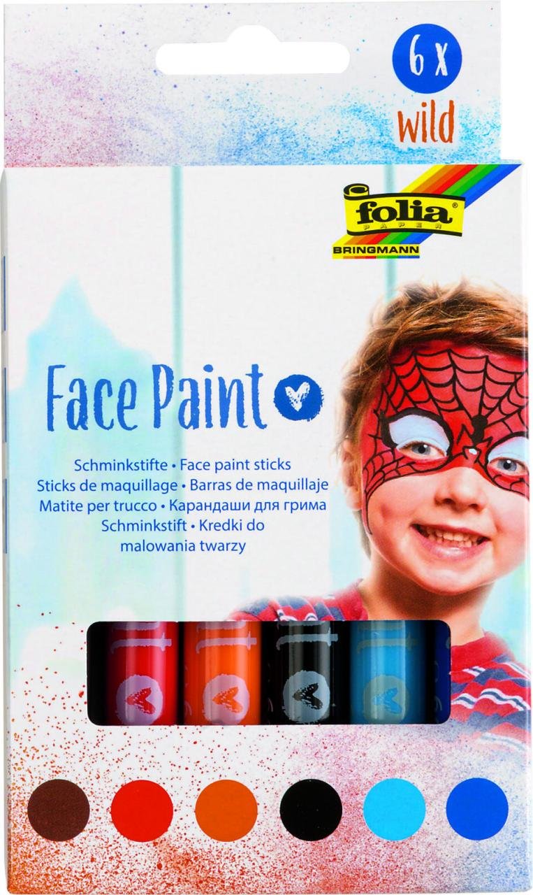 folia Kinderschmink-Set farbsortiert