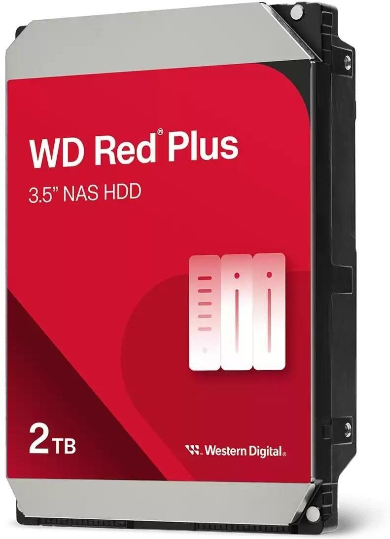 WD Red® Plus NAS Festplatte - 2 TB, 64MB
