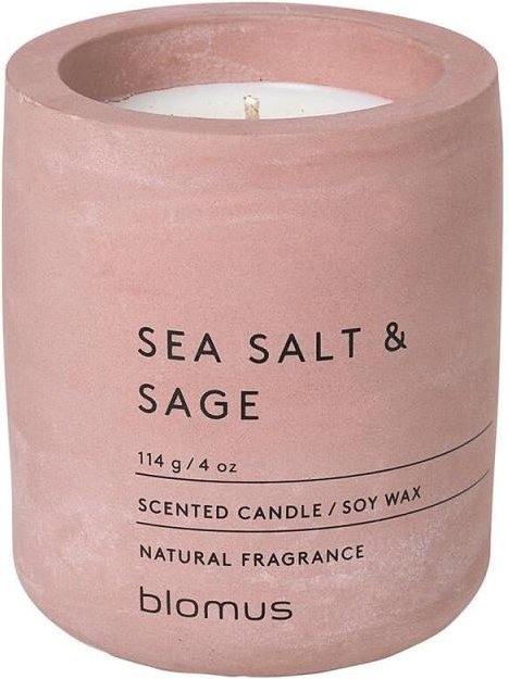blomus SEA SALT & SAGE Duftkerze 8 cm rosa