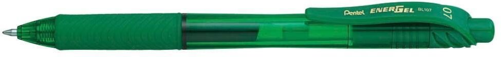 Pentel ENERGEL BL107 Gelschreiber grün/transparent 0,35 mm - Schreibfarbe grün