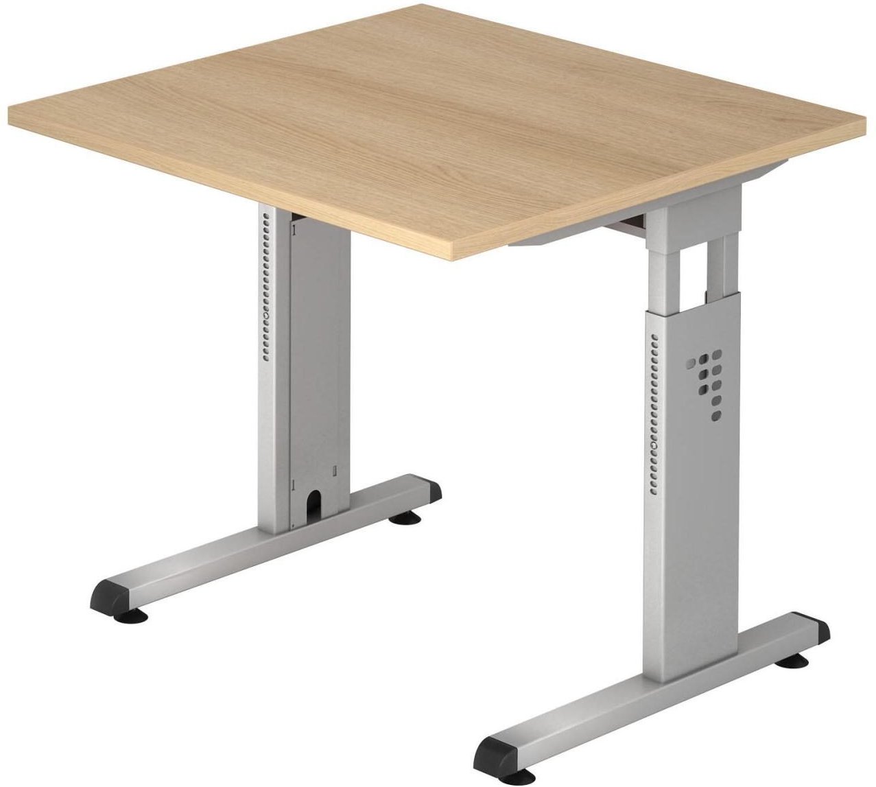 HAMMERBACHER höhenverstellbarer Schreibtisch VOS08/E/S eiche